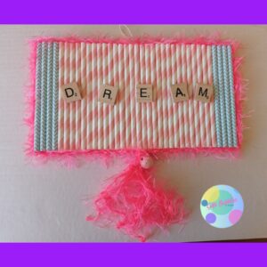 Handmade wall sign 'Dream'