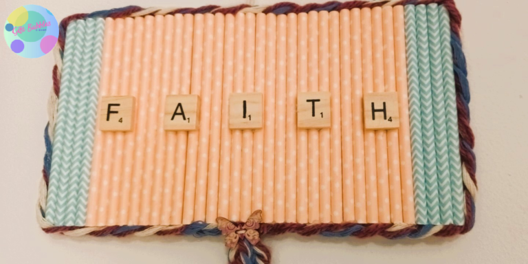 Handmade Faith sign