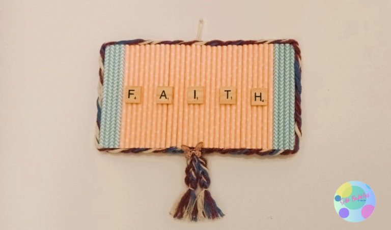 Handmade Faith sign