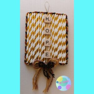 Handmade wall sign 'Hope'
